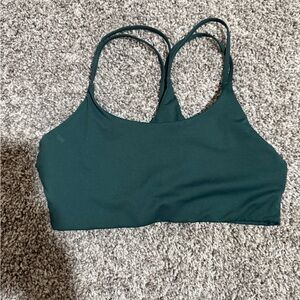 Women's Dark Green Sports Bra